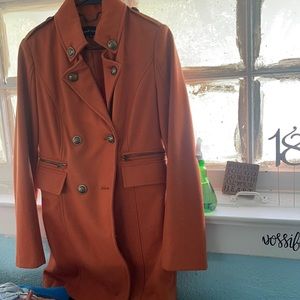 Orange Peacoat!